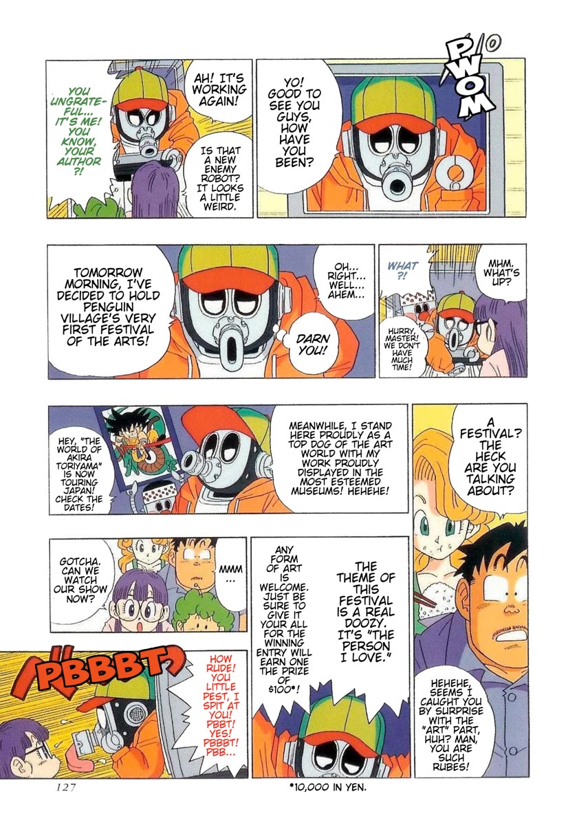 The Brief Return of Dr. Slump Chapter 19 page 5 - Chapter 19: Penguin Village's Festival of the Arts