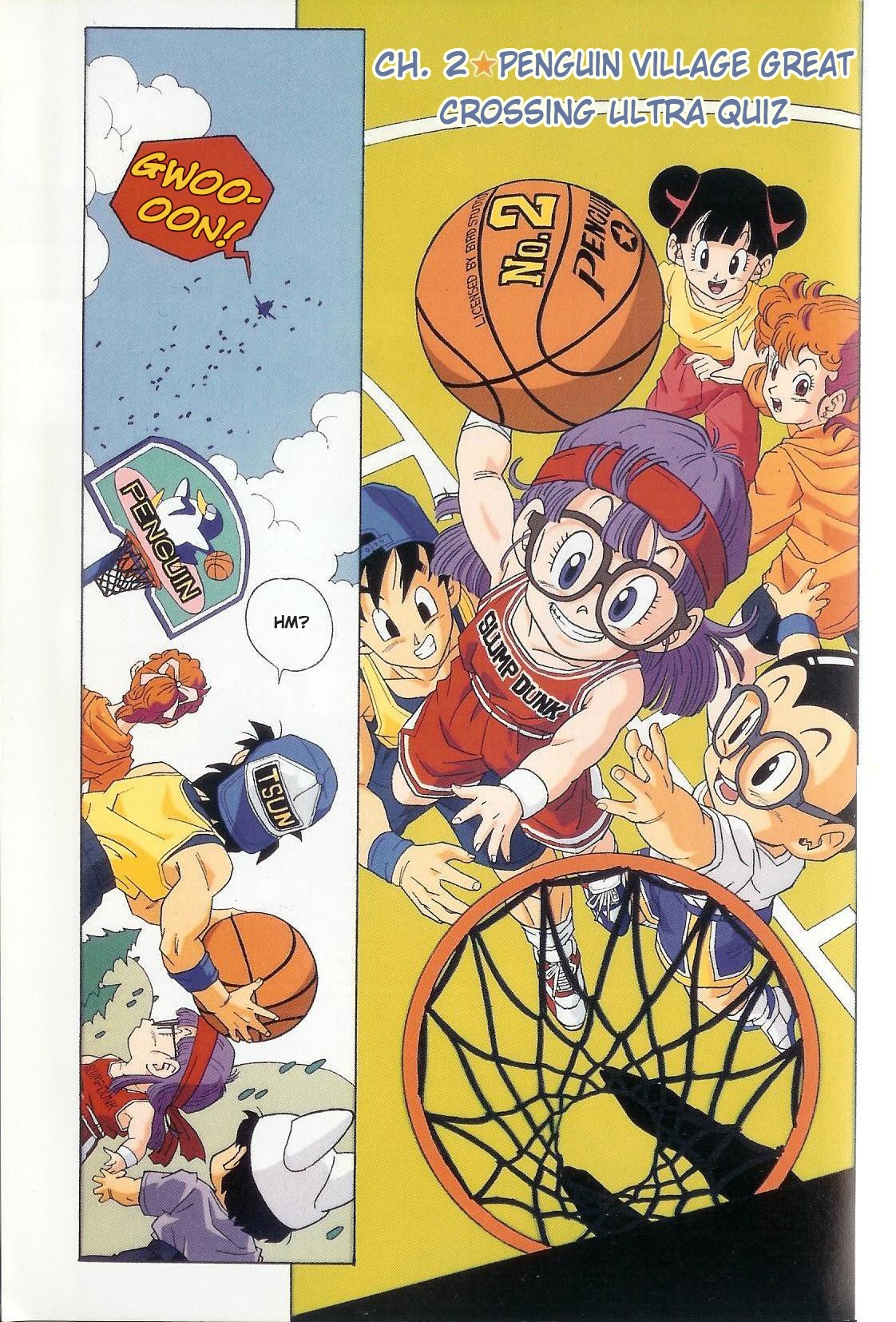 The Brief Return of Dr. Slump Chapter 2 page 1 - Chapter 2: Penguin Village Great Crossing Ultra Quiz