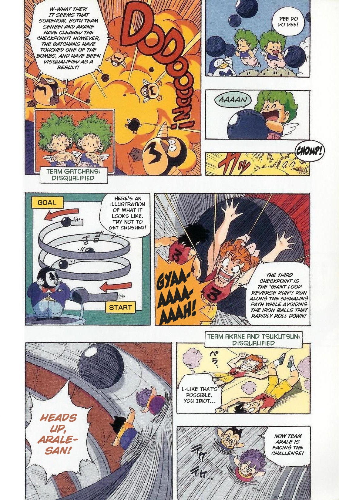 The Brief Return of Dr. Slump Chapter 2 page 8 - Chapter 2: Penguin Village Great Crossing Ultra Quiz