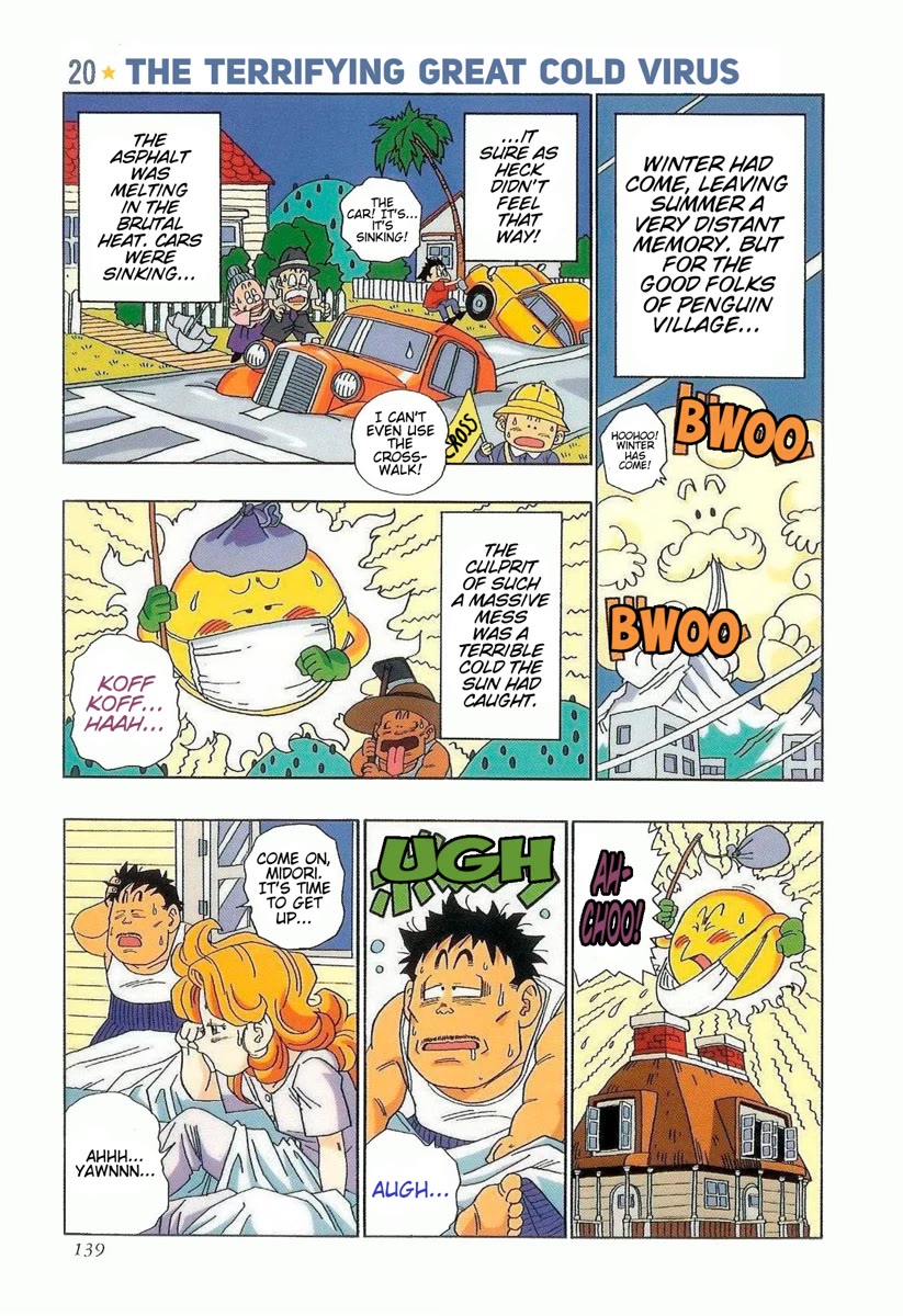 The Brief Return of Dr. Slump Chapter 20 page 3 - Chapter 20: The Terrifying Great Cold Virus