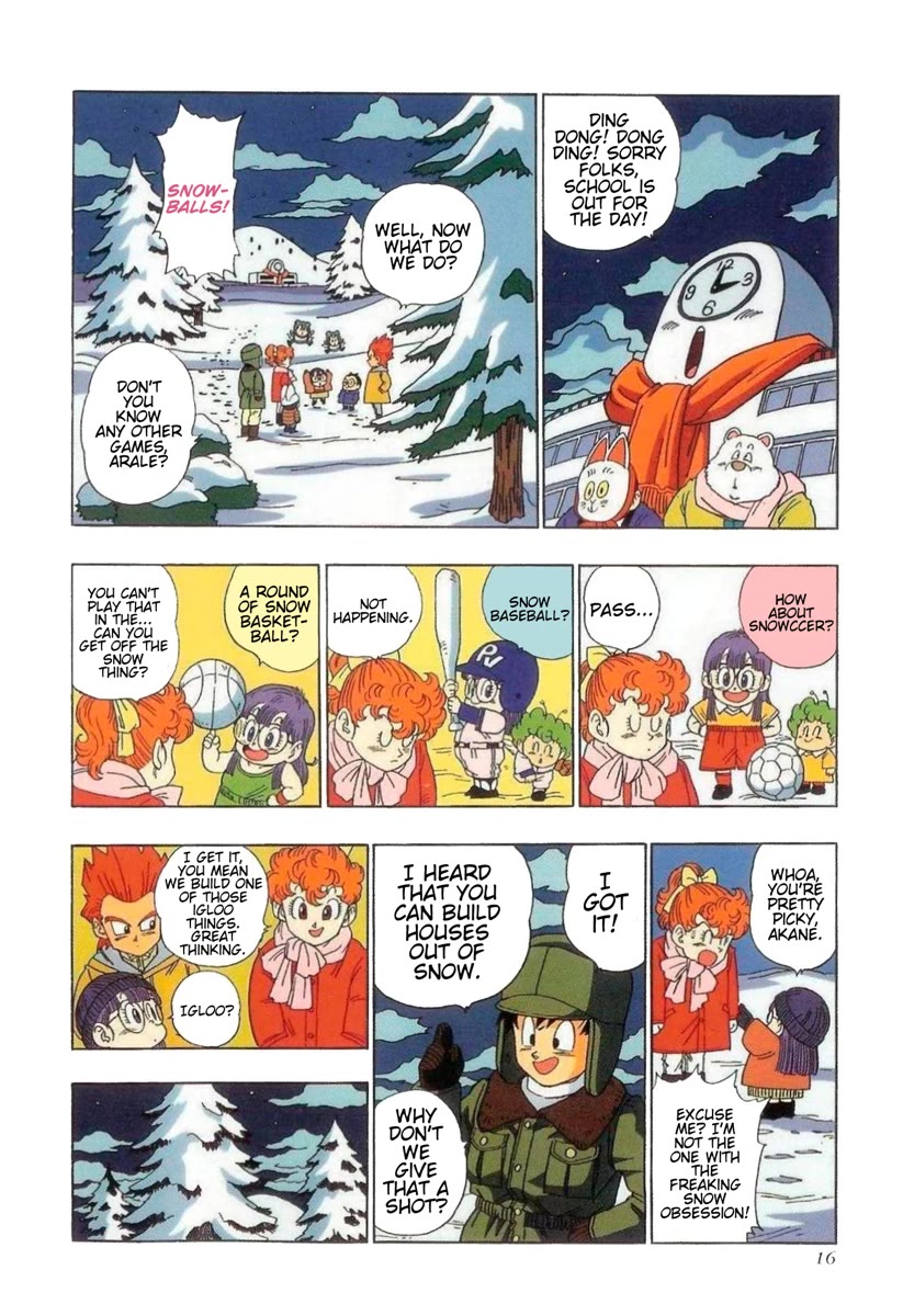 The Brief Return of Dr. Slump Chapter 21 page 10 - Chapter 21: The Snowman's Tale of Love