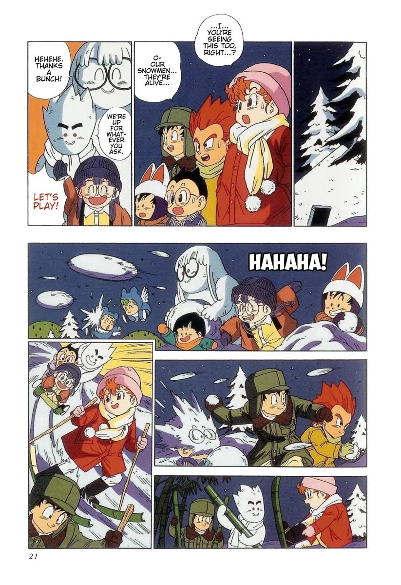 The Brief Return of Dr. Slump Chapter 21 page 15 - Chapter 21: The Snowman's Tale of Love