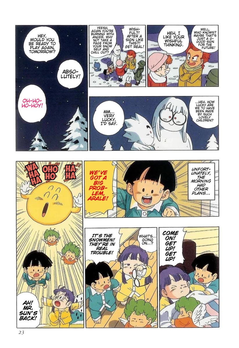 The Brief Return of Dr. Slump Chapter 21 page 17 - Chapter 21: The Snowman's Tale of Love