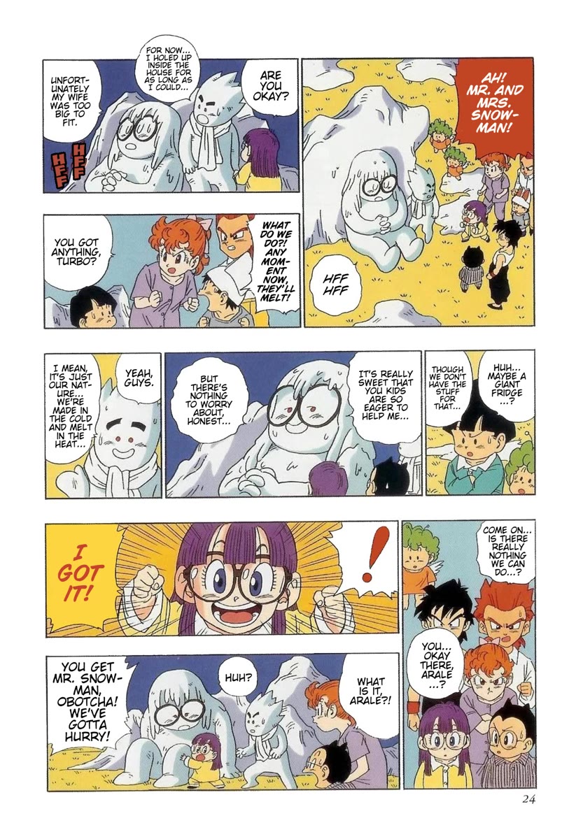 The Brief Return of Dr. Slump Chapter 21 page 18 - Chapter 21: The Snowman's Tale of Love