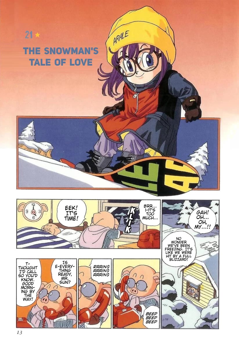The Brief Return of Dr. Slump Chapter 21 page 7 - Chapter 21: The Snowman's Tale of Love