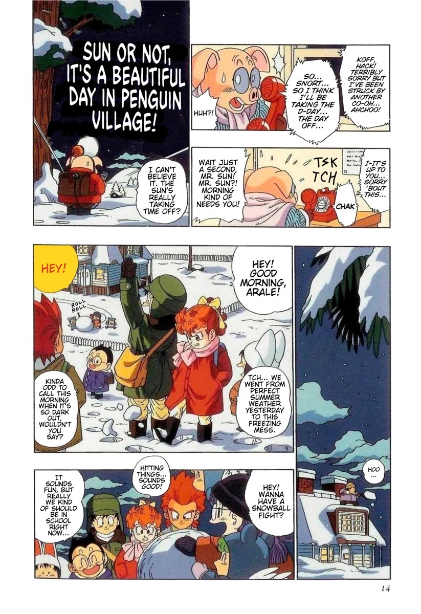 The Brief Return of Dr. Slump Chapter 21 page 8 - Chapter 21: The Snowman's Tale of Love