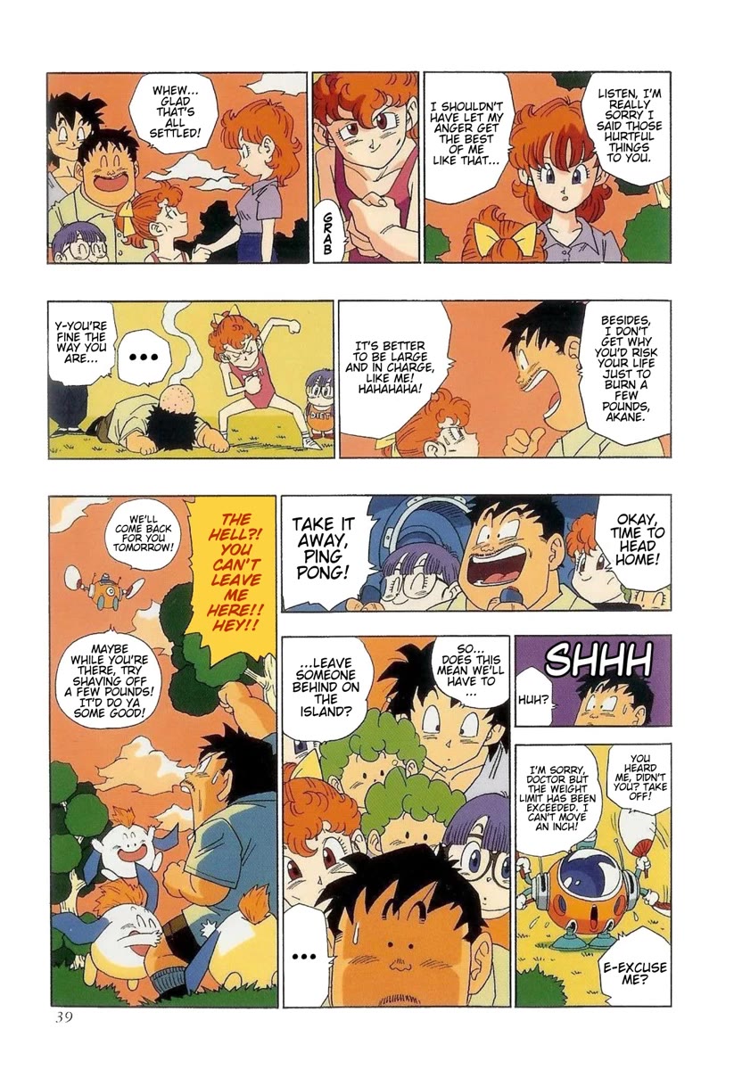 The Brief Return of Dr. Slump Chapter 22 page 15 - Chapter 22: Diet Island