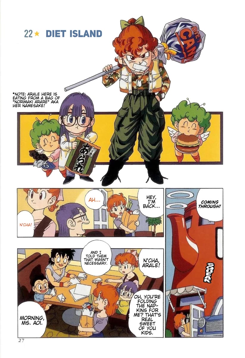 The Brief Return of Dr. Slump Chapter 22 page 3 - Chapter 22: Diet Island