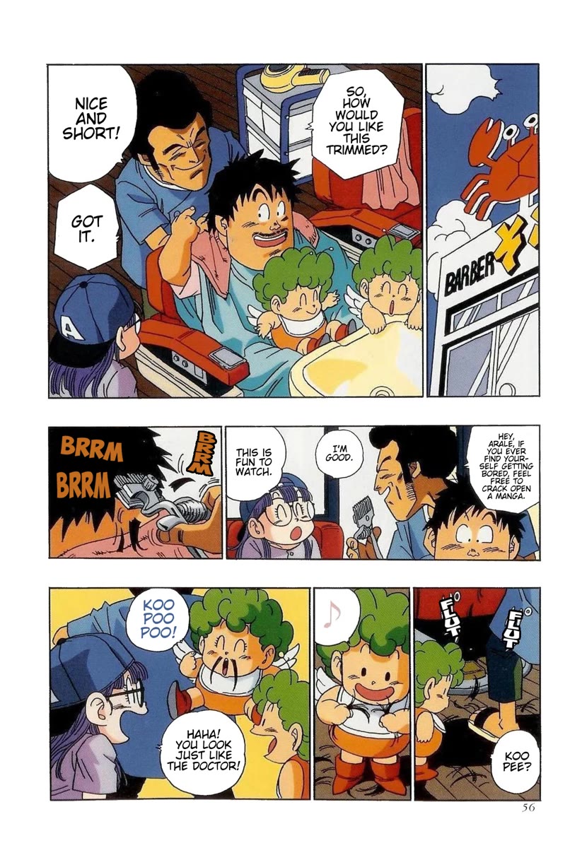The Brief Return of Dr. Slump Chapter 24 page 4 - Chapter 24: The Friend with Loooong Hair