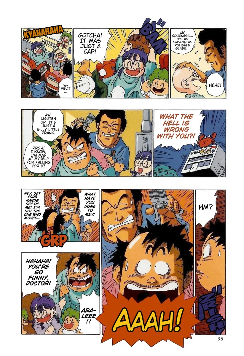 The Brief Return of Dr. Slump Chapter 24 page 6 - Chapter 24: The Friend with Loooong Hair