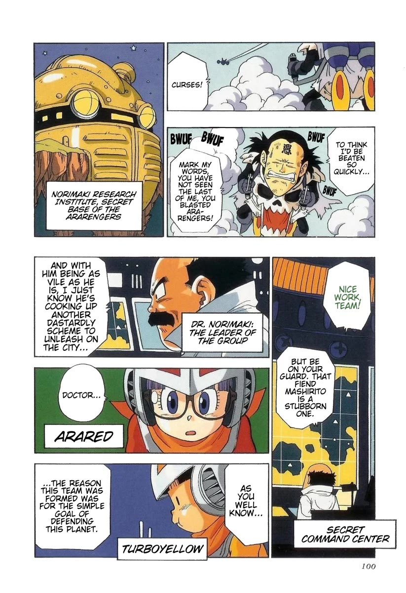The Brief Return of Dr. Slump Chapter 27 page 6 - Chapter 27: Special - Ho-Yo-Yo Sentai Ararenger