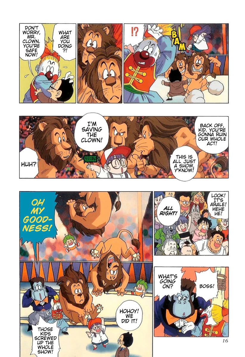 The Brief Return of Dr. Slump Chapter 31 page 10 - Chapter 31: Arale and Tsuku-tsun, Circus Stars