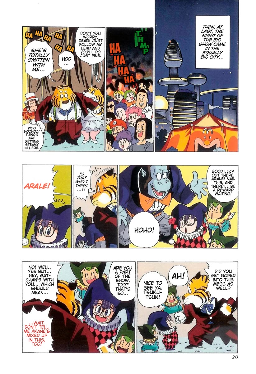 The Brief Return of Dr. Slump Chapter 31 page 14 - Chapter 31: Arale and Tsuku-tsun, Circus Stars