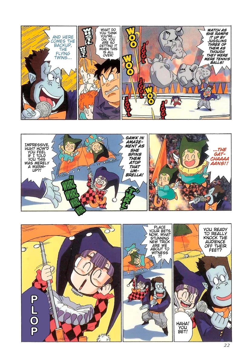 The Brief Return of Dr. Slump Chapter 31 page 16 - Chapter 31: Arale and Tsuku-tsun, Circus Stars