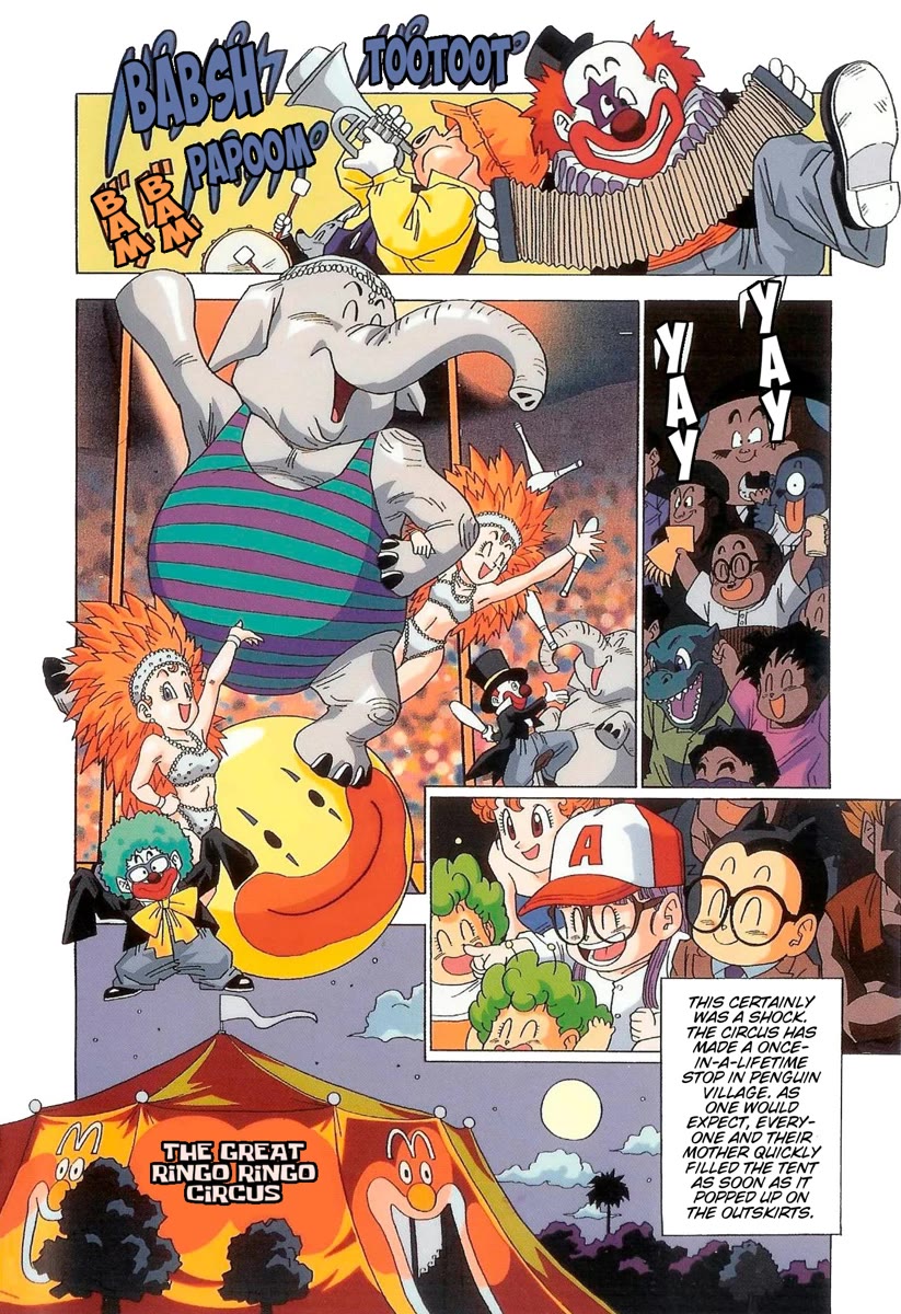 The Brief Return of Dr. Slump Chapter 31 page 8 - Chapter 31: Arale and Tsuku-tsun, Circus Stars