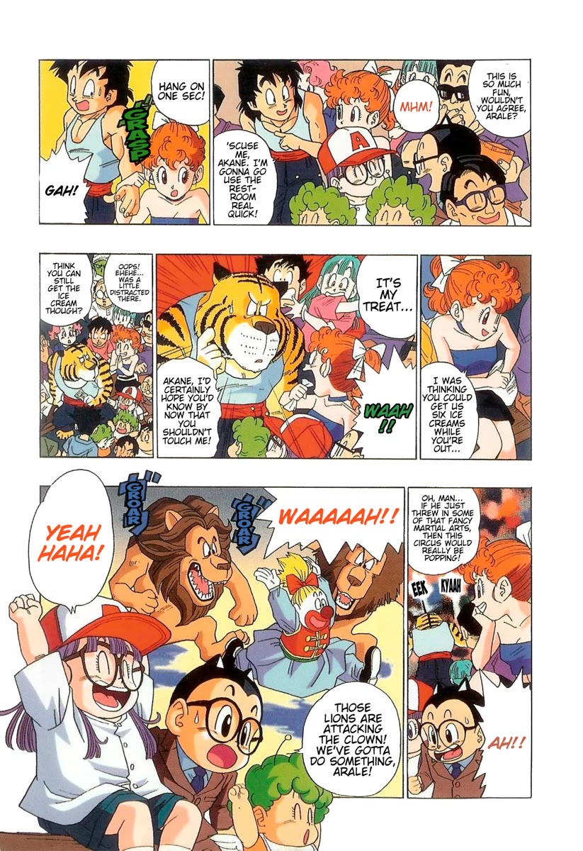 The Brief Return of Dr. Slump Chapter 31 page 9 - Chapter 31: Arale and Tsuku-tsun, Circus Stars
