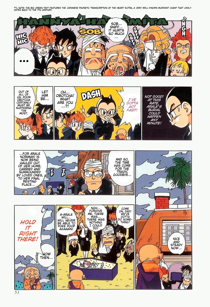 The Brief Return of Dr. Slump Chapter 33 page 13 - Chapter 33: Arale Dies