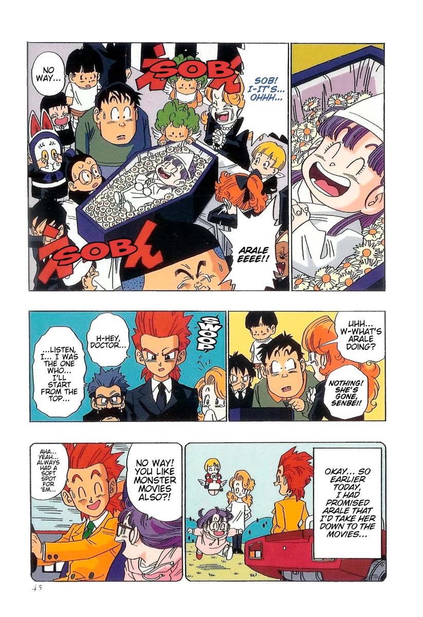 The Brief Return of Dr. Slump Chapter 33 page 7 - Chapter 33: Arale Dies