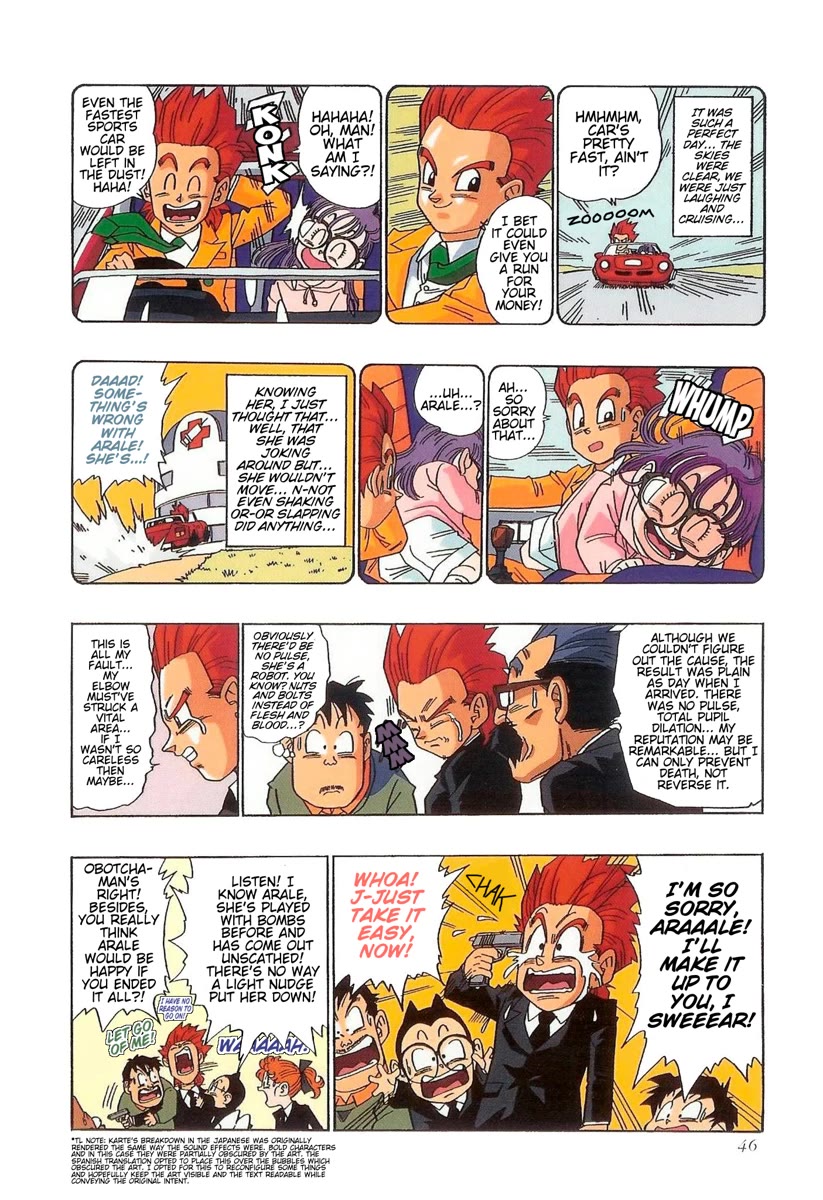 The Brief Return of Dr. Slump Chapter 33 page 8 - Chapter 33: Arale Dies
