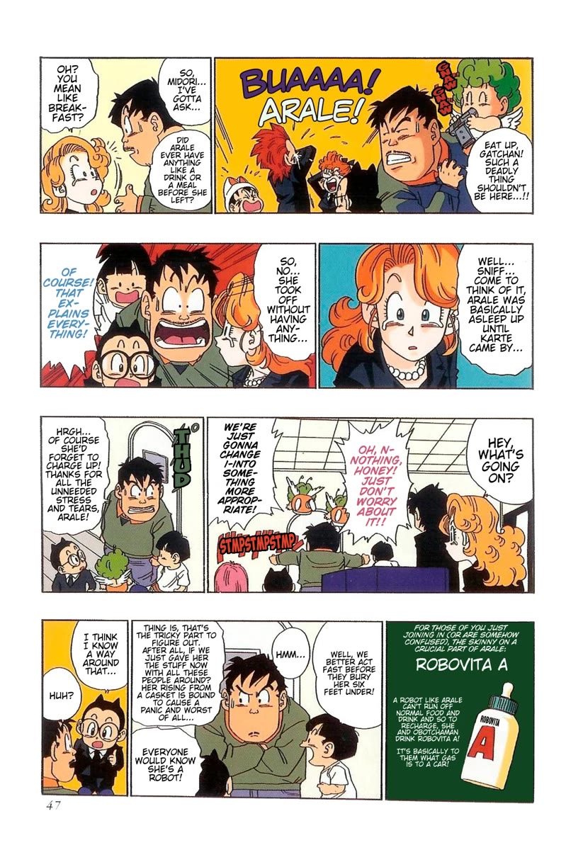 The Brief Return of Dr. Slump Chapter 33 page 9 - Chapter 33: Arale Dies