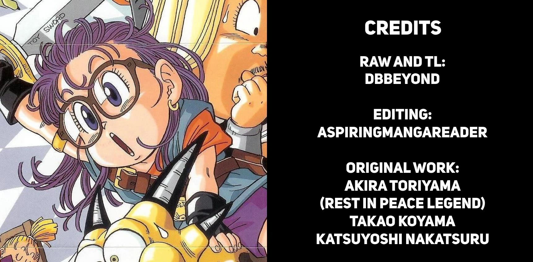 The Brief Return of Dr. Slump Chapter 35 page 1 - Chapter 35: Farewell, Mr. Kurigashira