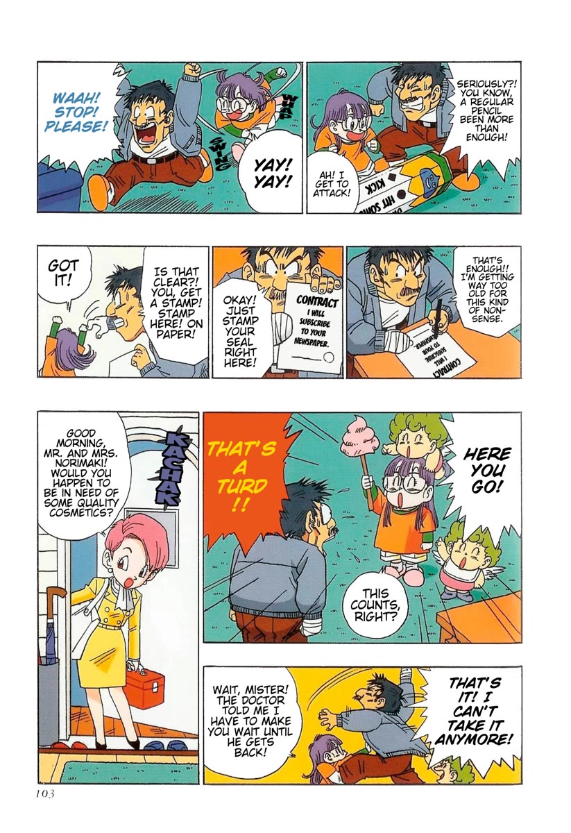 The Brief Return of Dr. Slump Chapter 37 page 10 - Chapter 37: Let's Play With the Little Houses