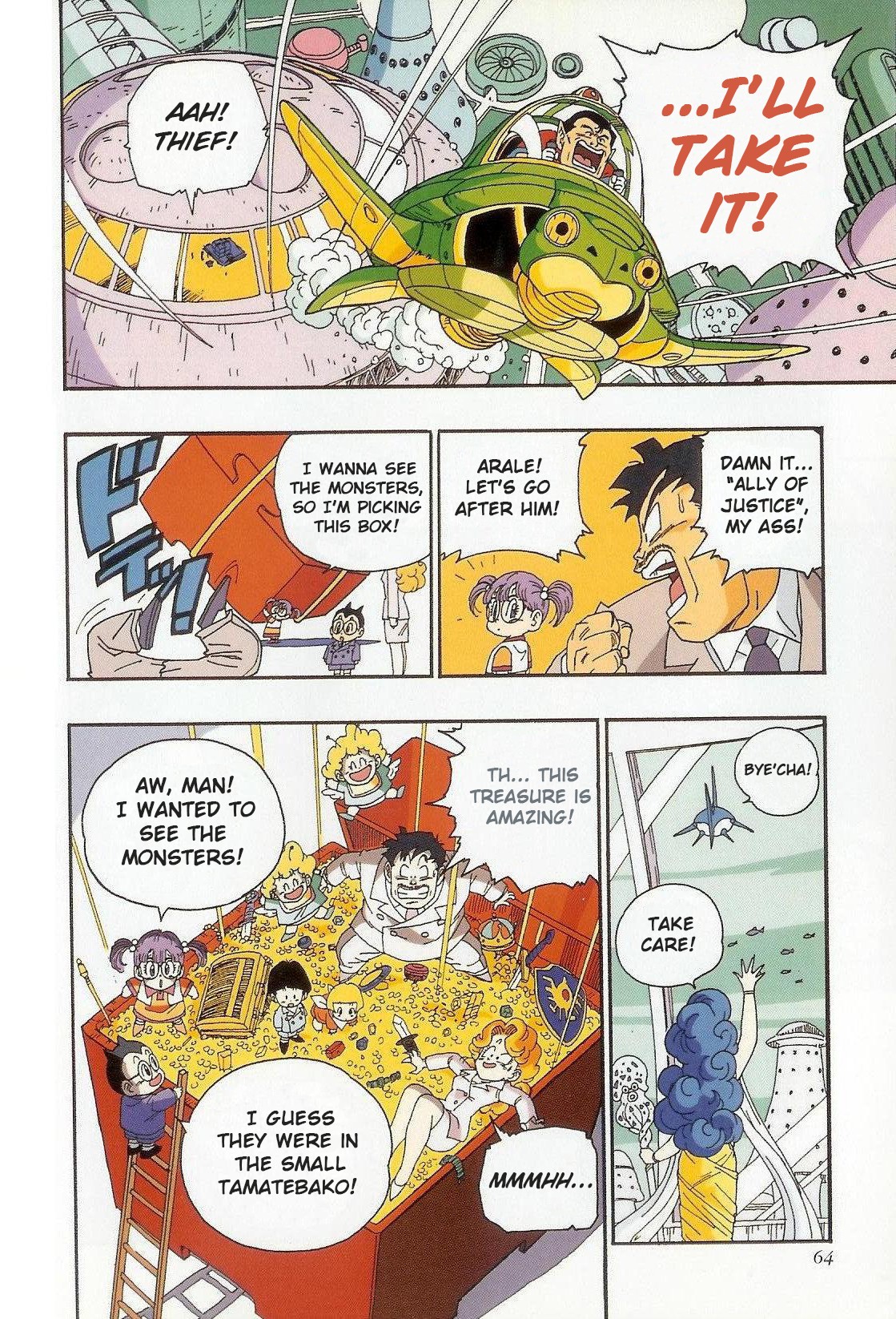 The Brief Return of Dr. Slump Chapter 4 page 12 - Chapter 4: Escorted by the Rescued Shark
