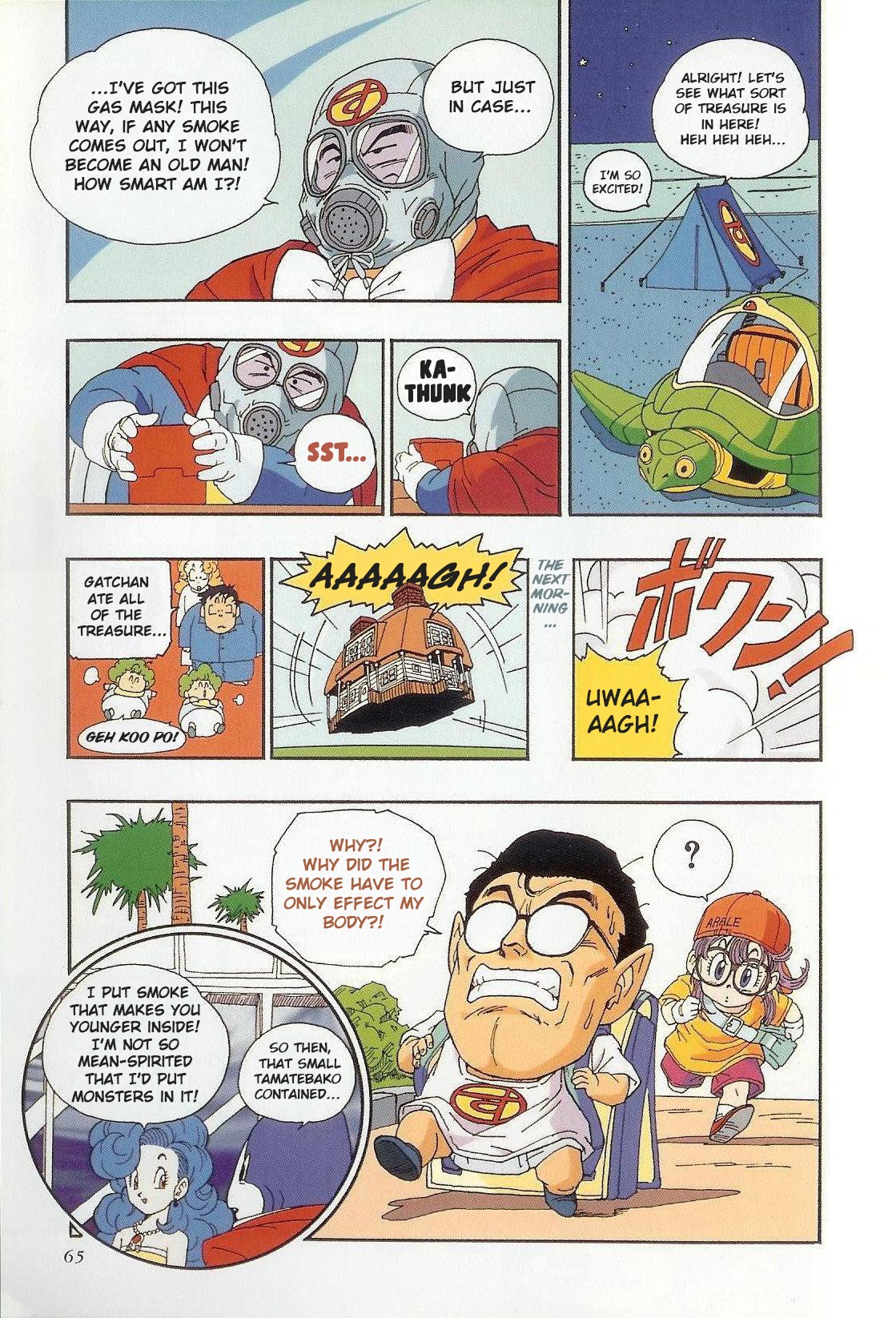 The Brief Return of Dr. Slump Chapter 4 page 13 - Chapter 4: Escorted by the Rescued Shark