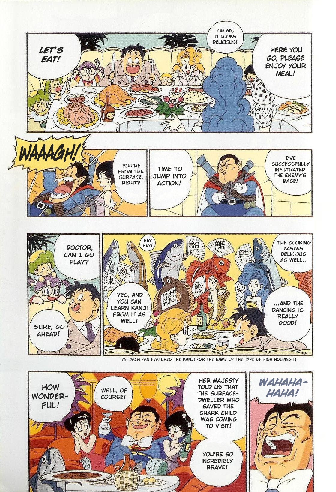The Brief Return of Dr. Slump Chapter 4 page 9 - Chapter 4: Escorted by the Rescued Shark
