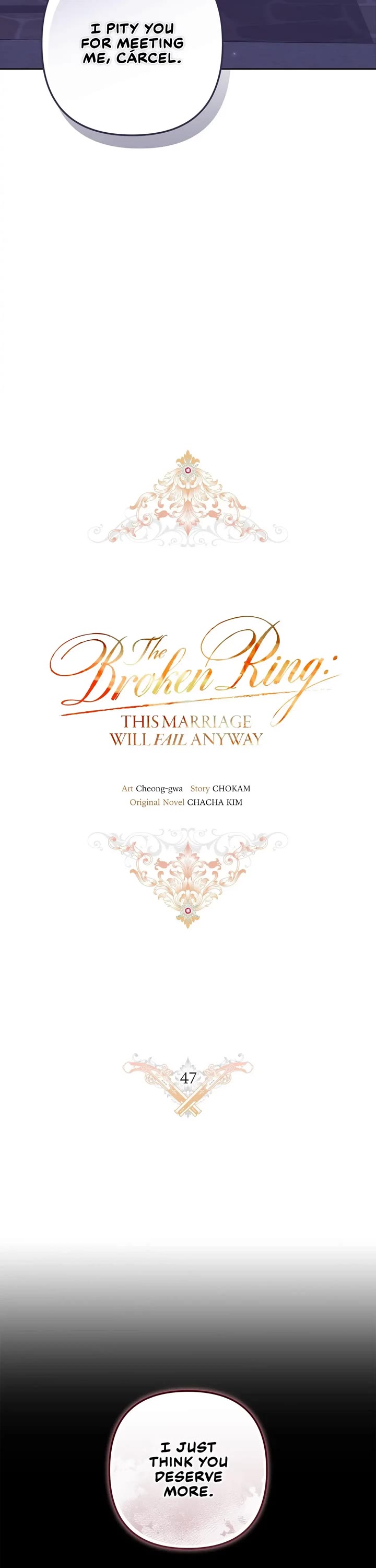 The Broken Ring: This Marriage Will Fail Anyway Chapter 47 page 18 - Chapter 47