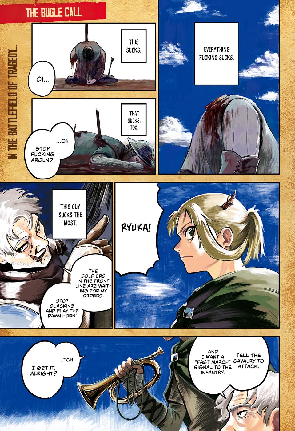 The Bugle Call Chapter 1 page 2 - Chapter 1: The sound of dreams