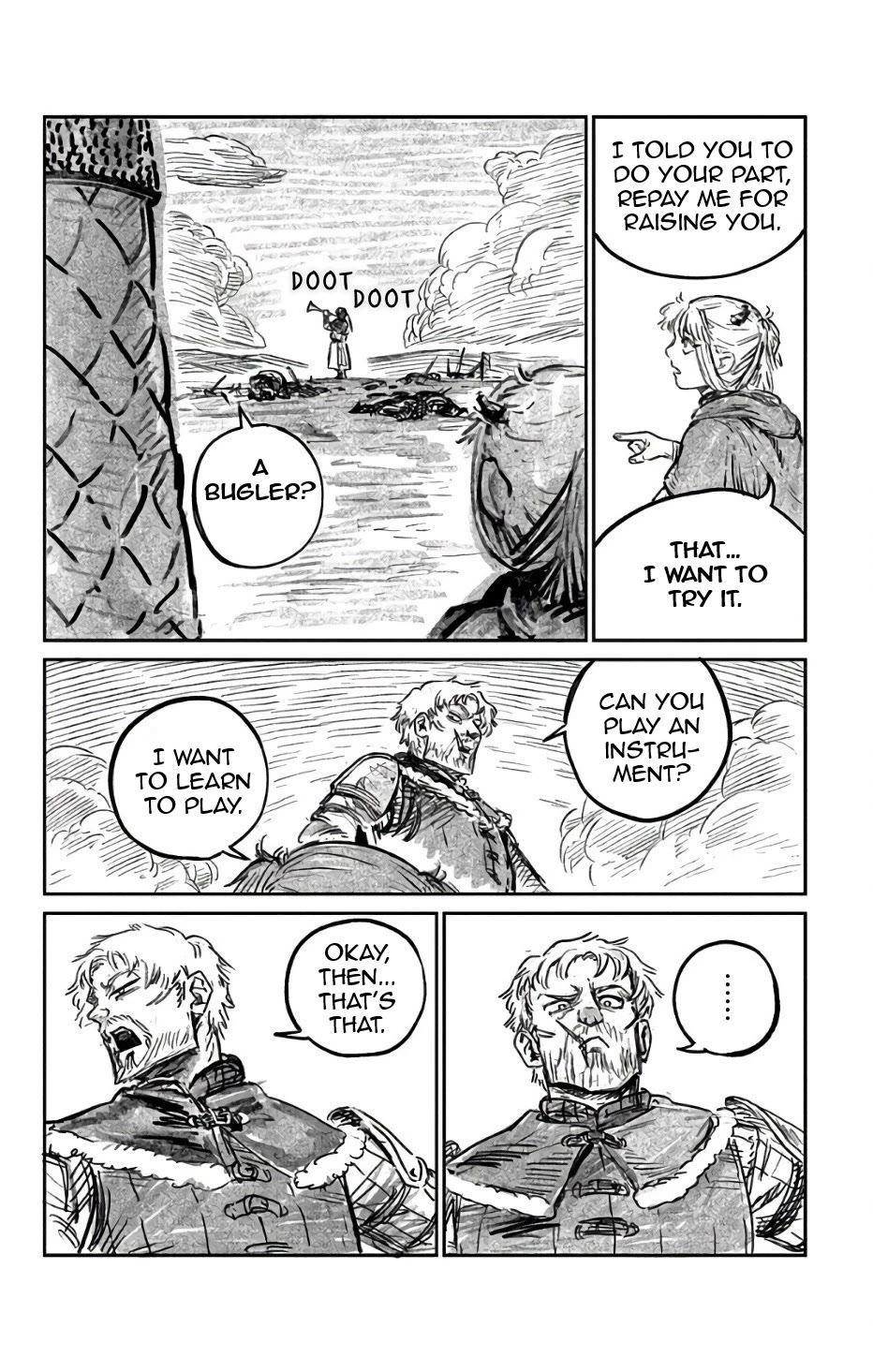 The Bugle Call Chapter 3.1 page 5 - Chapter 3.1: Volume 1 Extras