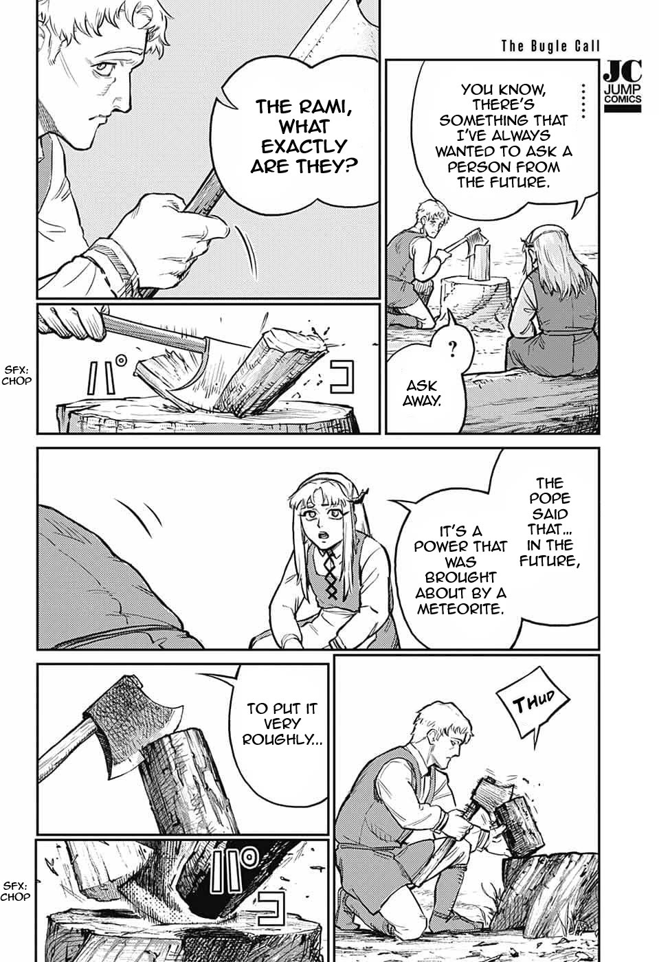 The Bugle Call Chapter 31 page 44 - Chapter 31: The Village of The Futurists