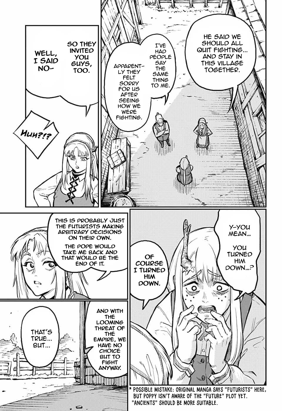 The Bugle Call Chapter 31 page 49 - Chapter 31: The Village of The Futurists