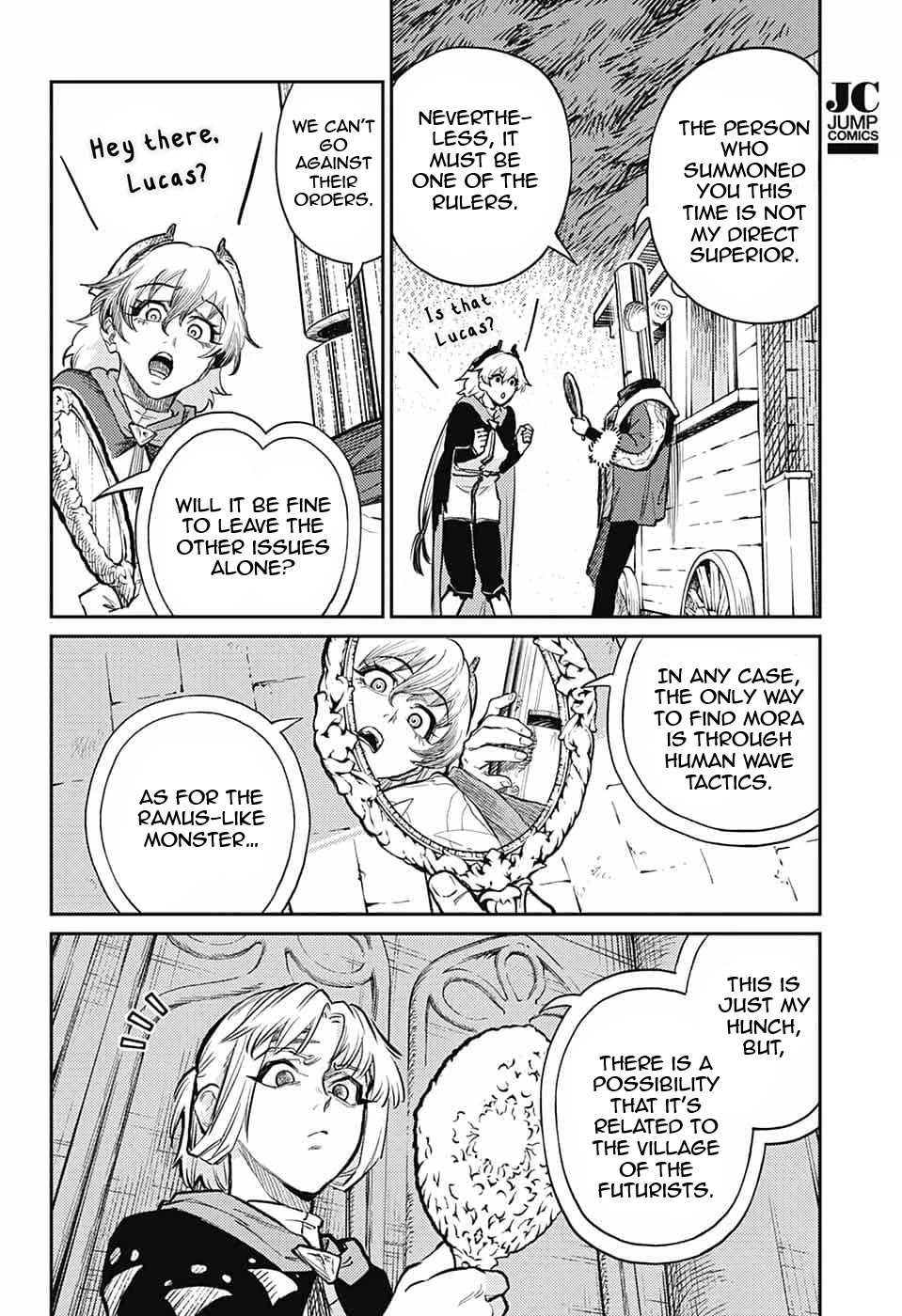 The Bugle Call Chapter 31 page 5 - Chapter 31: The Village of The Futurists