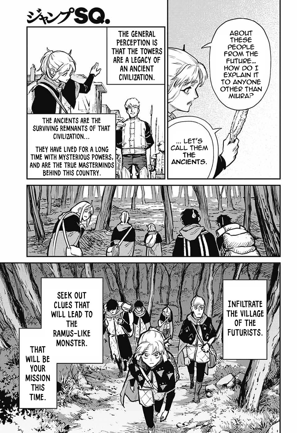 The Bugle Call Chapter 31 page 8 - Chapter 31: The Village of The Futurists