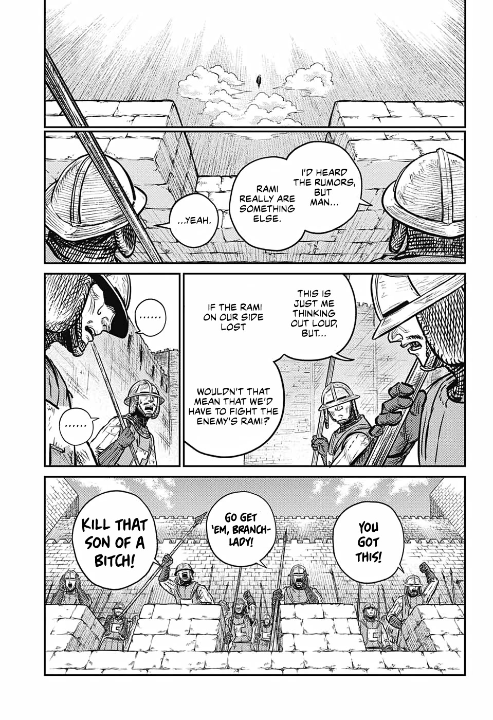 The Bugle Call Chapter 5 page 14 - Chapter 5: The Battle of Cannoughly Castle, Pt 1