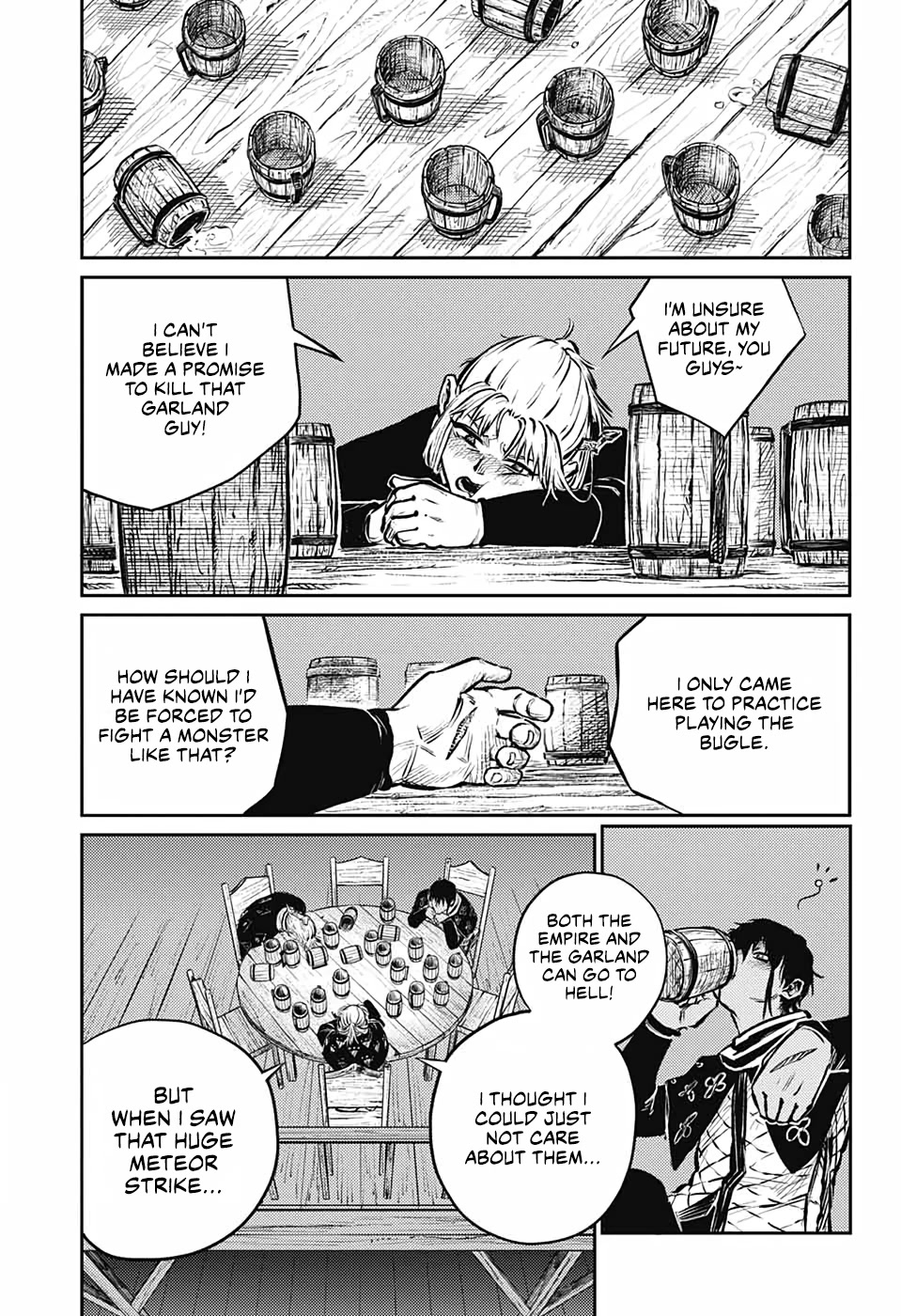 The Bugle Call Chapter 7 page 34 - Chapter 7: Shining in the depths of the night sky