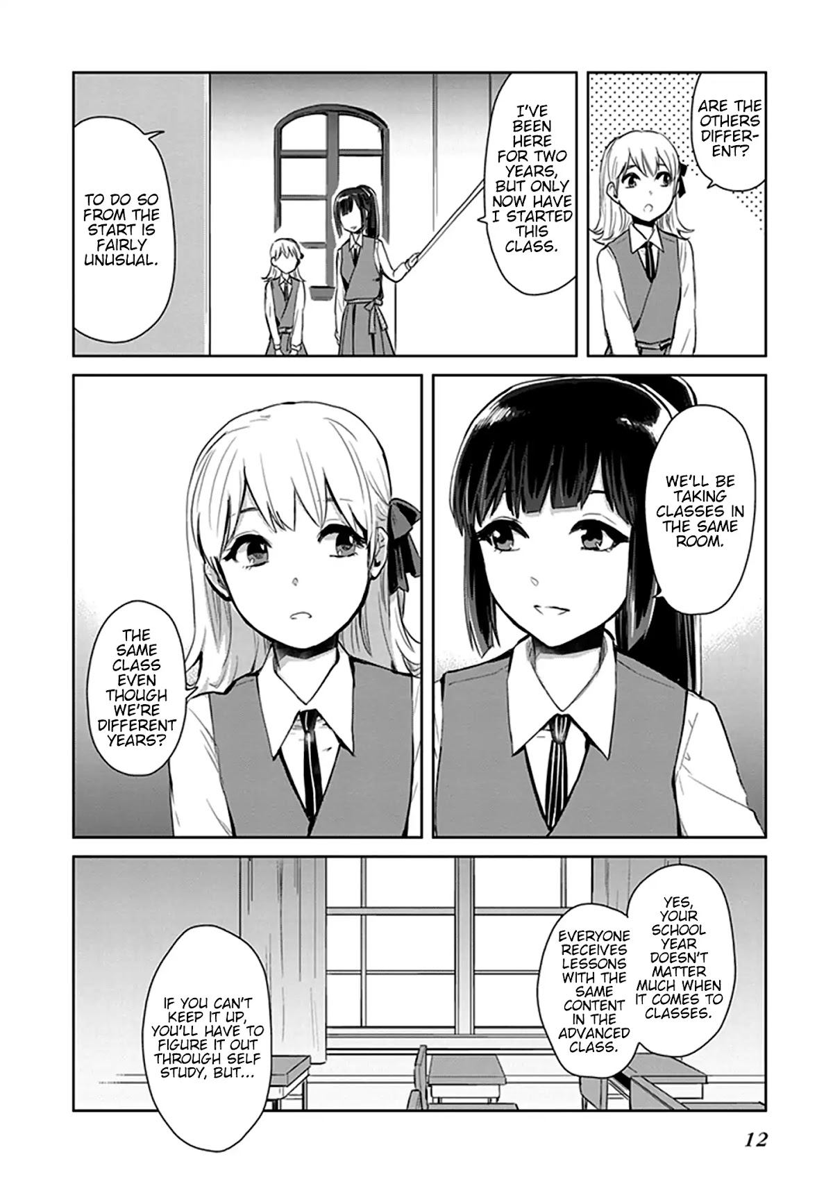 The Caged Bird Sings Theme Of Love. Chapter 1 page 12 - Chapter 1: The Girls’ Miniature Garden