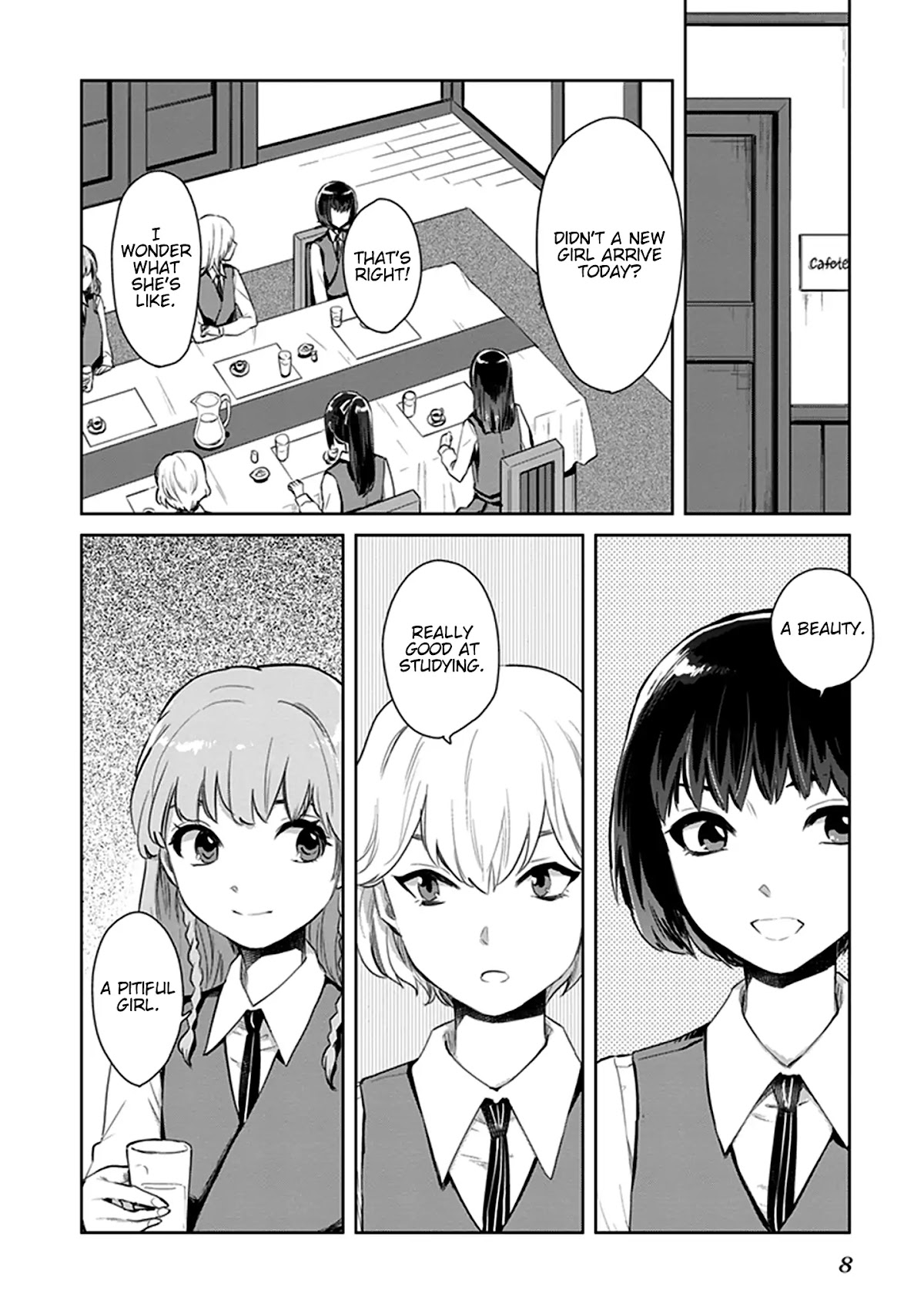 The Caged Bird Sings Theme Of Love. Chapter 1 page 8 - Chapter 1: The Girls’ Miniature Garden