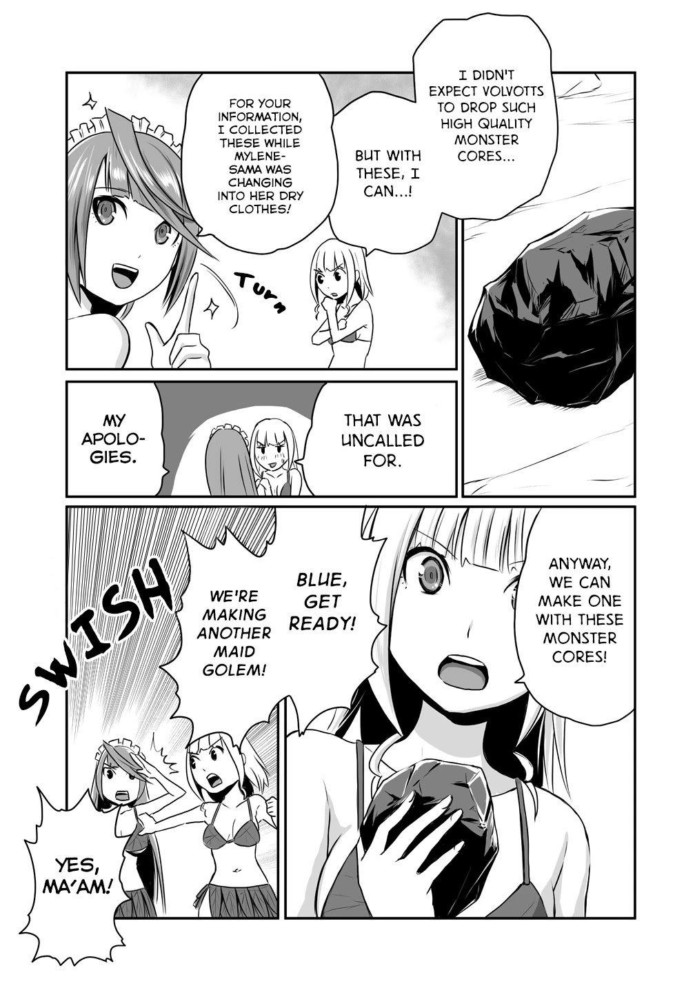 The Carefree Mage's Colonization Records: Starting a Cozy Slow Life with the Maids Chapter 2 page 13 - Chapter 2: Maid Golem, come to life!