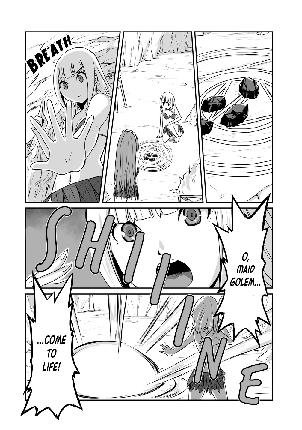 The Carefree Mage's Colonization Records: Starting a Cozy Slow Life with the Maids Chapter 2 page 14 - Chapter 2: Maid Golem, come to life!