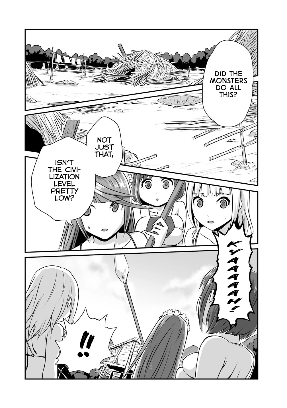 The Carefree Mage's Colonization Records: Starting a Cozy Slow Life with the Maids Chapter 3 page 10 - Chapter 3: Village, spotted!