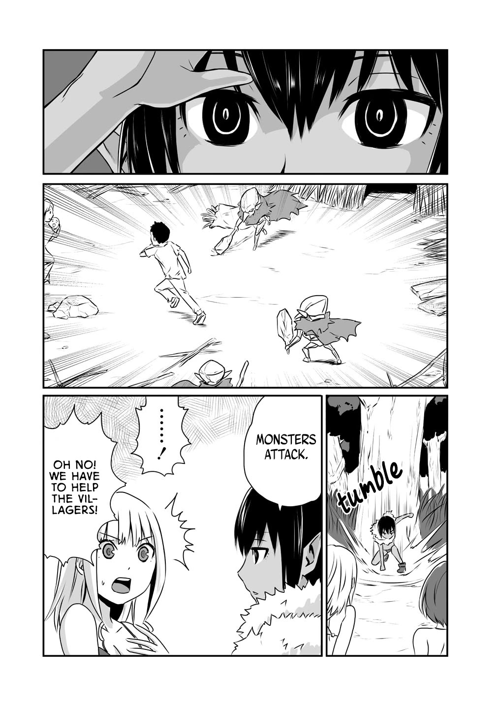The Carefree Mage's Colonization Records: Starting a Cozy Slow Life with the Maids Chapter 3 page 6 - Chapter 3: Village, spotted!