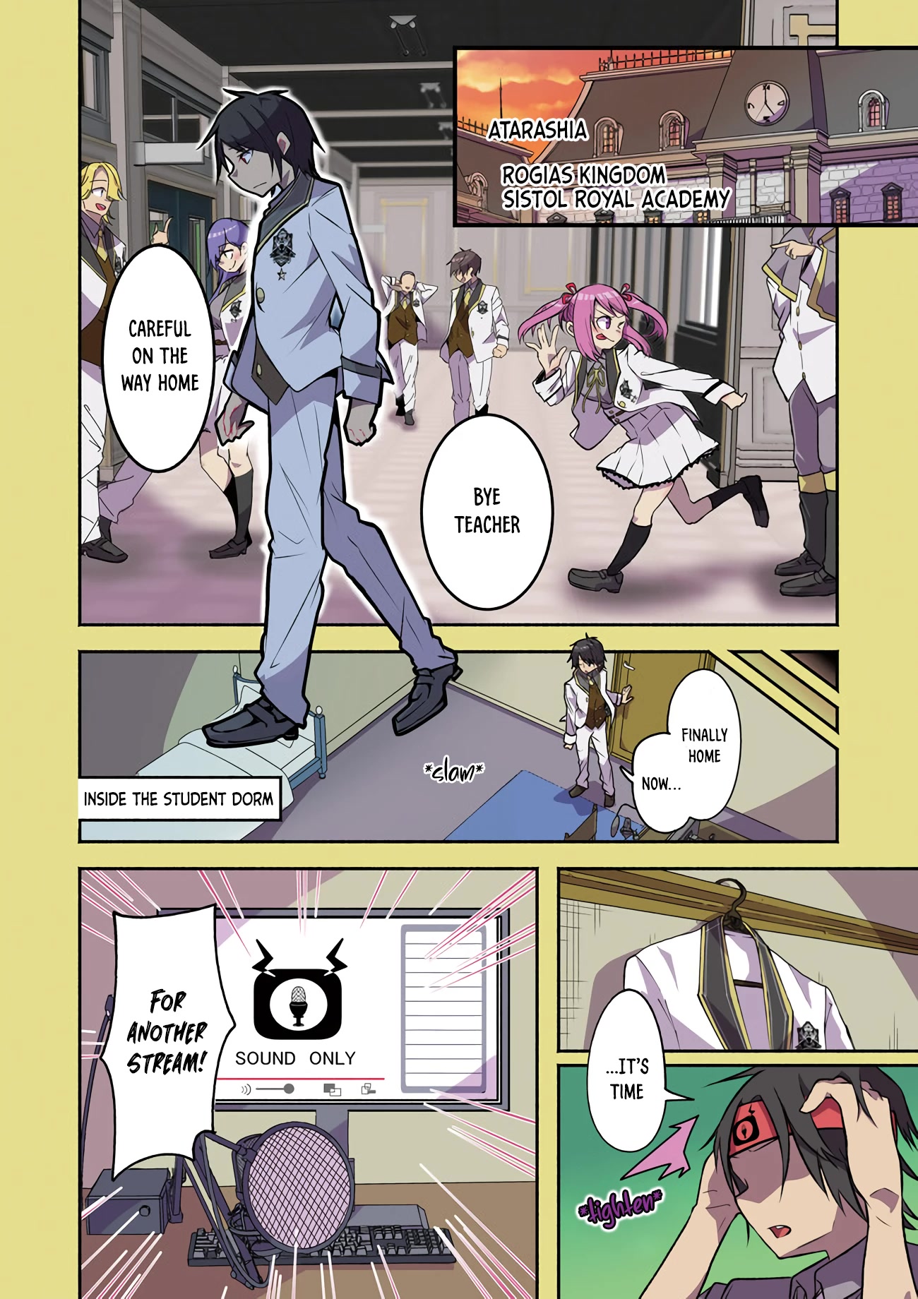 The Case In Which Streaming In Another World Led To The Creation Of A Massive Yandere Following Chapter 1 page 4 - Chapter 1
