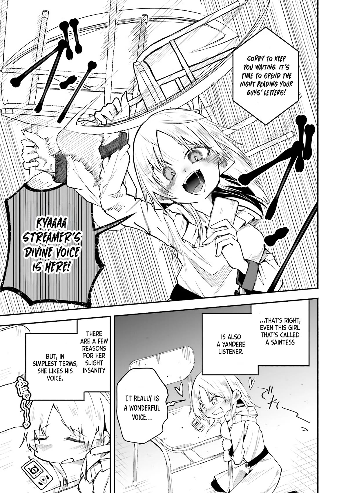 The Case In Which Streaming In Another World Led To The Creation Of A Massive Yandere Following Chapter 4 page 13 - Chapter 4