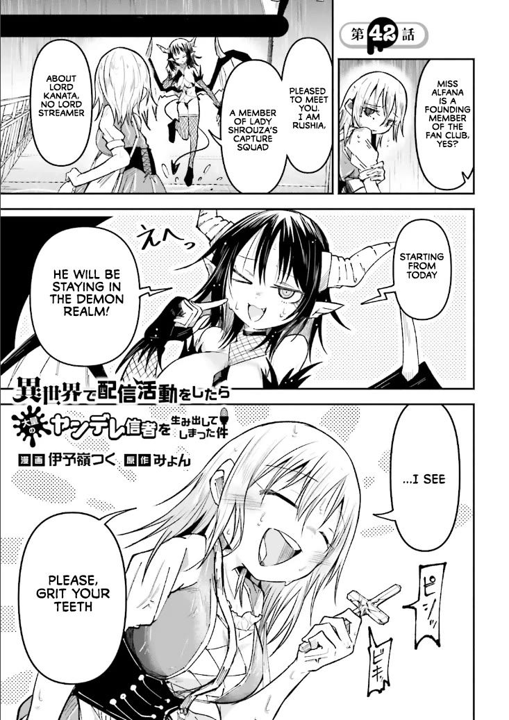 The Case In Which Streaming In Another World Led To The Creation Of A Massive Yandere Following Chapter 42 page 1 - Chapter 42