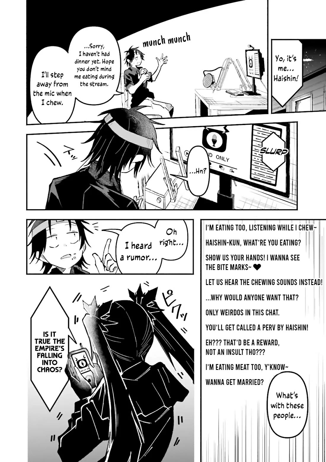 The Case In Which Streaming In Another World Led To The Creation Of A Massive Yandere Following Chapter 54 page 10 - Chapter 54