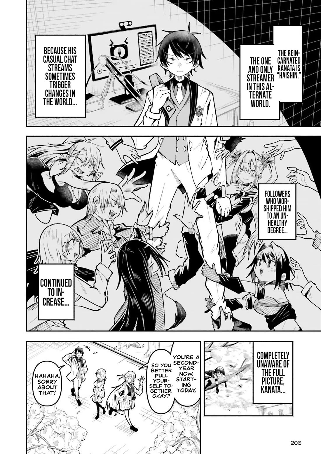 The Case In Which Streaming In Another World Led To The Creation Of A Massive Yandere Following Chapter 68 page 3 - Chapter 68