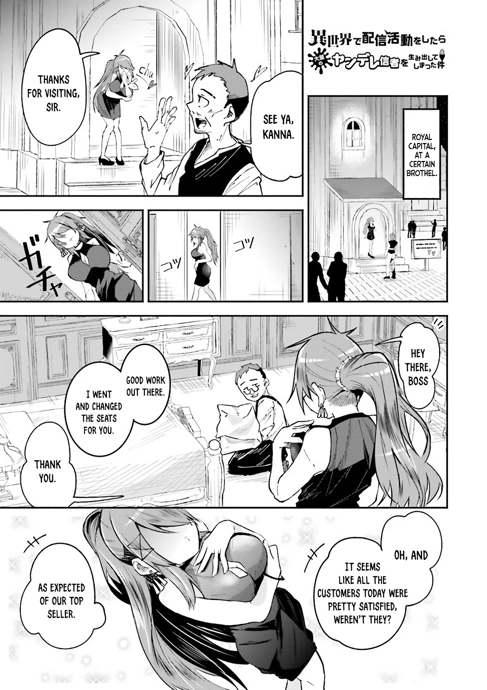 The Case In Which Streaming In Another World Led To The Creation Of A Massive Yandere Following Chapter 9 page 1 - Chapter 9